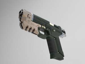cyberpunk militech m-10af lexington 3D 프린트 모델
