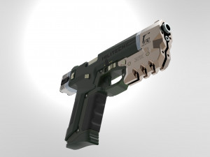 cyberpunk militech m-10af lexington 3D 프린트 모델