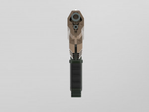 cyberpunk militech m-10af lexington 3D 프린트 모델