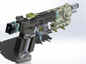 cyberpunk militech m-10af lexington 3D 프린트 모델