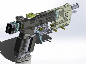 cyberpunk militech m-10af lexington 3D Print Model