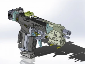 cyberpunk militech m-10af lexington 3D Print Model