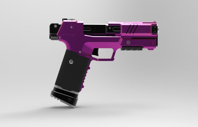 militech m-76e omaha 3D 프린트 모델 .c4d .max .obj .3ds .fbx .stl .blend 