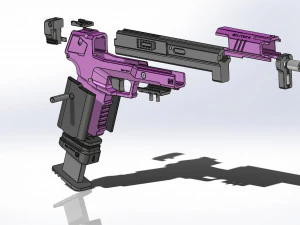 militech m-76e omaha 3D Print Model