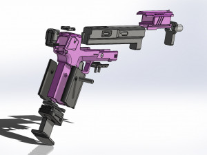militech m-76e omaha 3D 프린트 모델