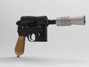 lukes blaster dl-44 3D Print Model