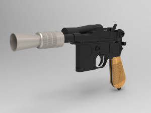 lukes blaster dl-44 3D प्रिंट मॉडल
