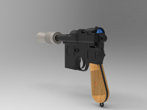 lukes blaster dl-44 3D प्रिंट मॉडल