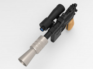 lukes blaster dl-44 3D प्रिंट मॉडल
