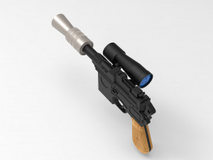 lukes blaster dl-44 3D प्रिंट मॉडल