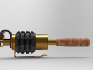 трюк ручная граната шерлок холмс игра теней 3D Принт Модель