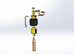 stunt hand grenade sherlock holmes a game of shadows 3Dプリントモデル