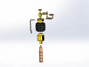 stunt hand grenade sherlock holmes a game of shadows 3D Print Model