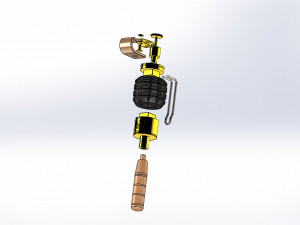 stunt hand grenade sherlock holmes a game of shadows 3Dプリントモデル