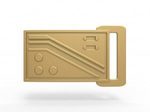 boba fett buckle 3D Print Model
