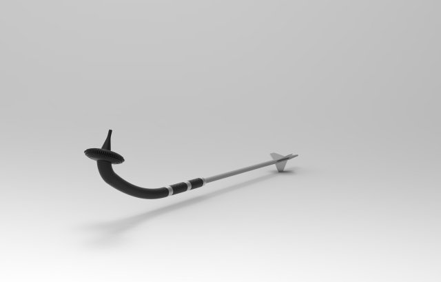 boba fett stick 3D-printmodel .c4d .max .obj .3ds .fbx .stl .blend 