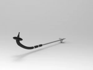 palito de boba fett Modelo de Impressão 3D