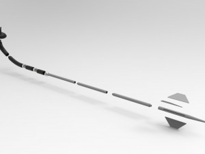 boba fett stick 3D-printmodel