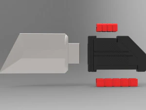 mandalorian small knife 3D Print Model
