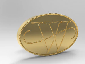 バットマンボタン 3Dプリントモデル