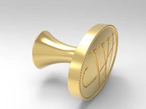 バットマンボタン 3Dプリントモデル