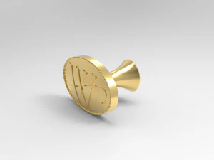 バットマンボタン 3Dプリントモデル