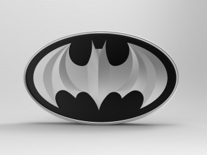 Batman Button 3Dプリントモデル