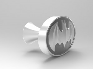 Batman Button Modelo de Impressão 3D