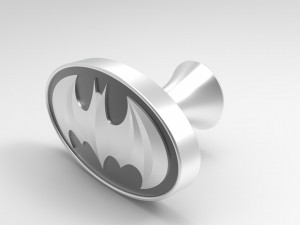 Batman Button Modelo de Impressão 3D