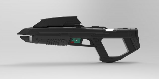 Phaser Rifle from Star Trek Picard Modèles 3D en vedette .c4d .max .obj .3ds .fbx .stl .blend 