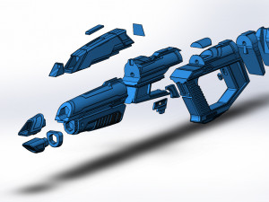 Phaser Rifle from Star Trek Picard Modèles 3D en vedette