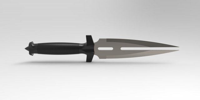 Knife from Star Trek Picard TV 3D Print Model .c4d .max .obj .3ds .fbx .stl .blend 