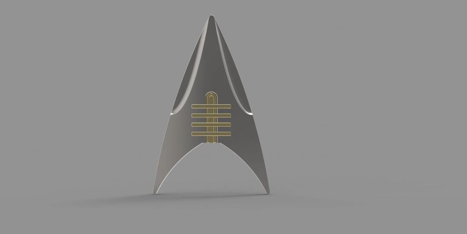 Dark Timeline Chest Communicators from Picard TV 3D Print Model .c4d .max .obj .3ds .fbx .stl .blend 
