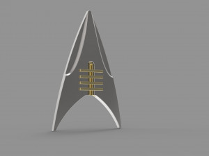 Dark Timeline Chest Communicators from Picard TV Modèles 3D en vedette