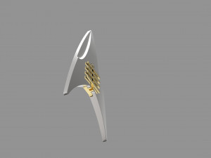 Dark Timeline Chest Communicators from Picard TV Modèles 3D en vedette