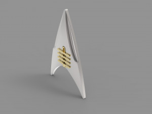 Dark Timeline Chest Communicators from Picard TV Modèles 3D en vedette