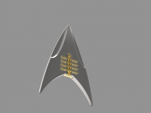 Dark Timeline Chest Communicators from Picard TV Modèles 3D en vedette
