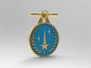 Medal from Star Trek Discovery TV 3D Print Model