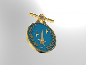 Medal from Star Trek Discovery TV 3D Print Model