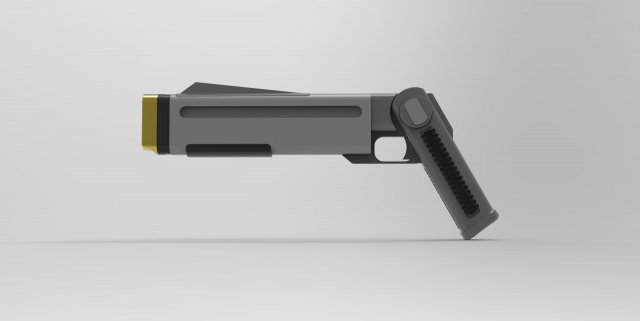 Rifle of Star Trek Discovery TV 3D 프린트 모델 .c4d .max .obj .3ds .fbx .stl .blend 