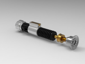 Obi-Wan Kenobi Lightsaber Modelo de impresión 3D