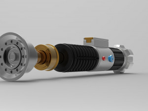 Obi-Wan Kenobi Lightsaber Modelo de impresión 3D