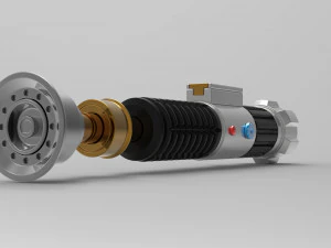 Obi-Wan Kenobi Lightsaber 3D Print Model