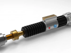Obi-Wan Kenobi Lightsaber 3D Print Model