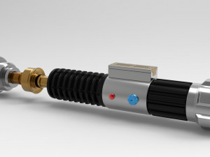 Obi-Wan Kenobi Lightsaber Modelo de impresión 3D