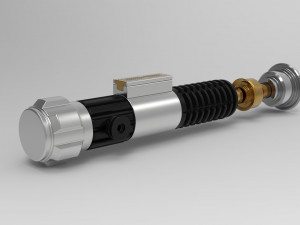 Obi-Wan Kenobi Lightsaber Modelo de impresión 3D