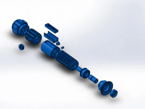 Obi-Wan Kenobi Lightsaber 3D Print Model