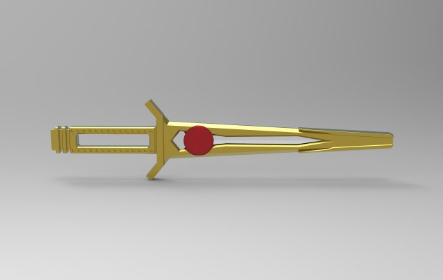 Starfleet Dagger from Star Trek Enterprise 3D-printmodel .c4d .max .obj .3ds .fbx .stl .blend 