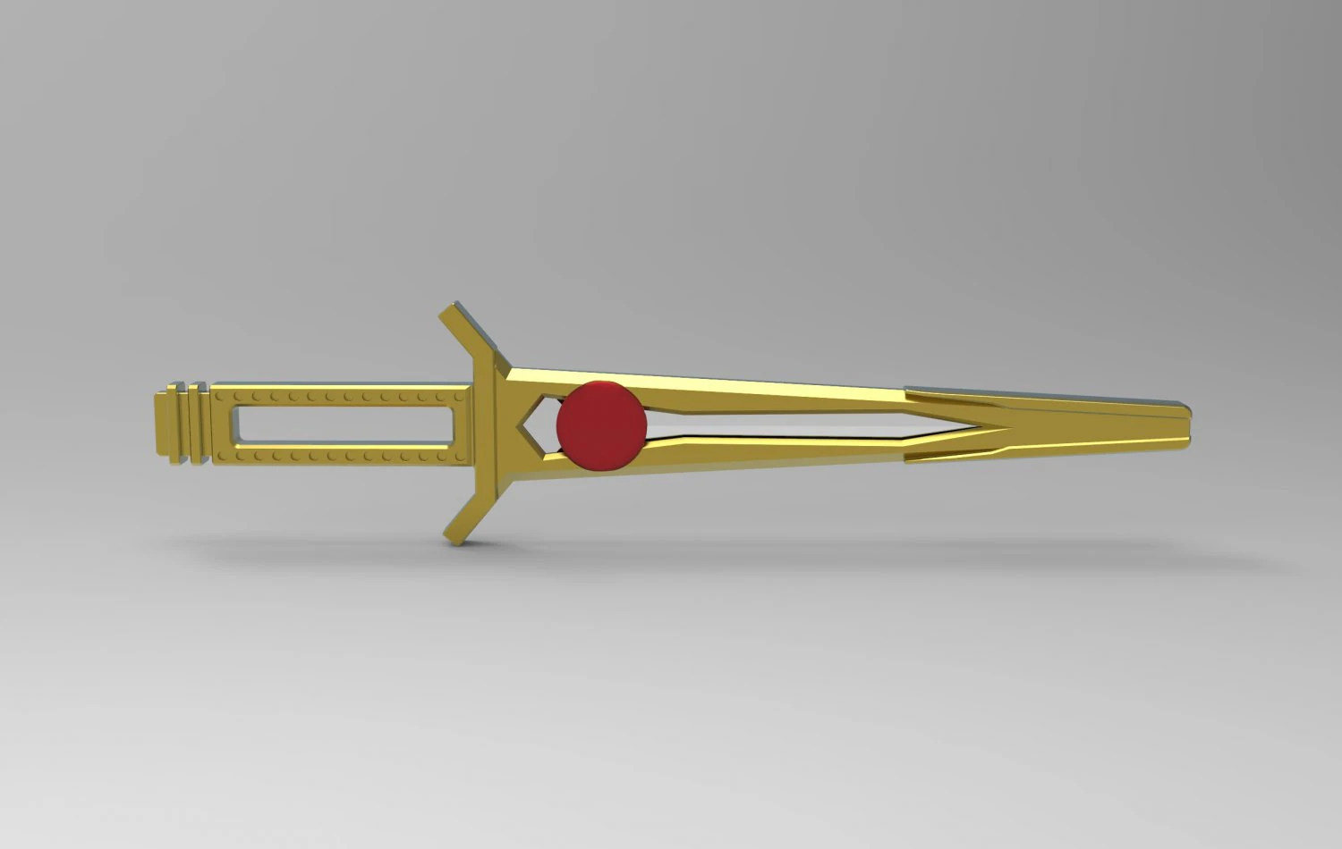 Starfleet Dagger from Star Trek Enterprise 3D Print Model .c4d .max .obj .3ds .fbx .stl .blend 
