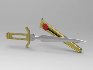 Starfleet Dagger from Star Trek Enterprise 3D Print Model